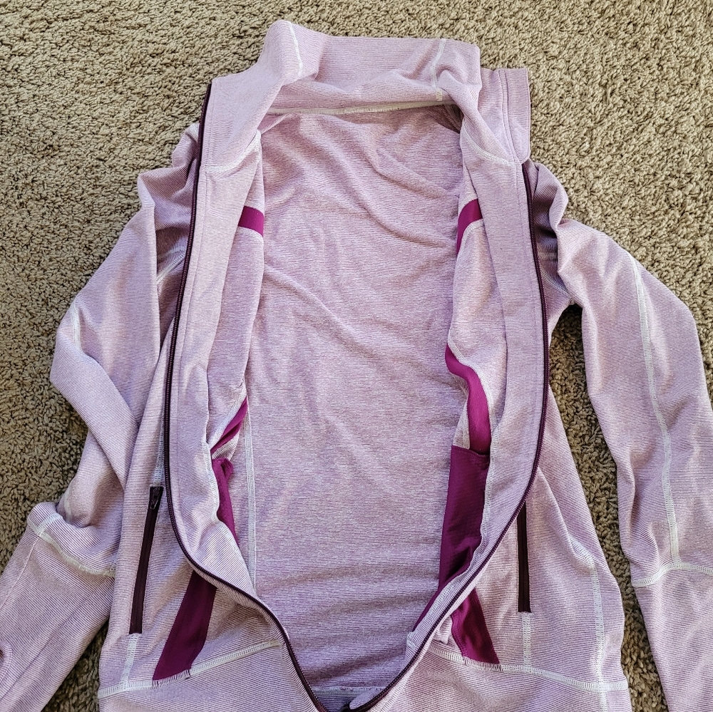 LULULEMON IN STRIDE PURPLE JACKET SIZE 8 - Picture 6 of 9
